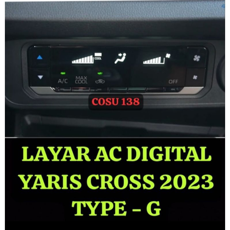 Jual Anti Gores Layar Ac Digital Toyota Yaris Cross Type G Nano