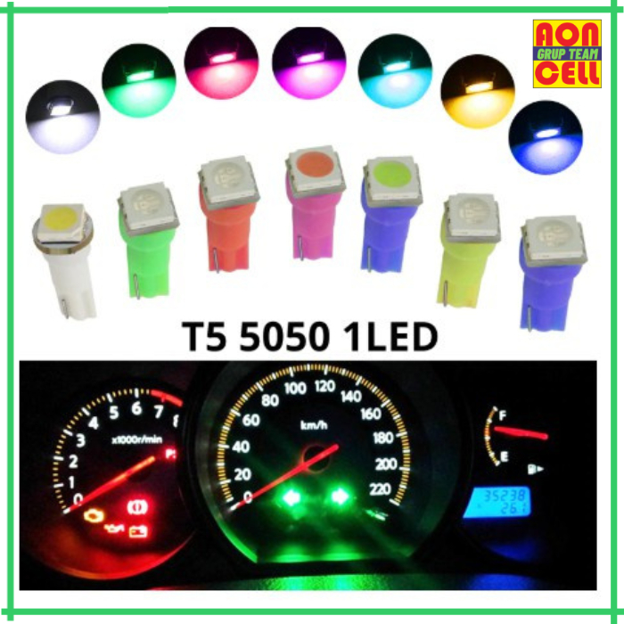 Jual LAMPU LED T5 SPEEDOMETER SPEEDO PANEL DASHBOARD MOBIL SUPER BRIGHT