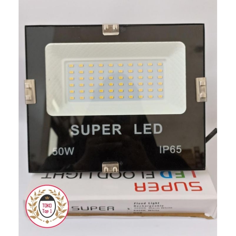 Jual Lampu Sorot Tipis Led SMD 50w Outdoor Tembak Flood Light Kap