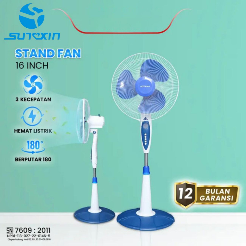 Jual Sunxin Kipas Angin Berdiri Inch Standfan Baling Shopee Indonesia