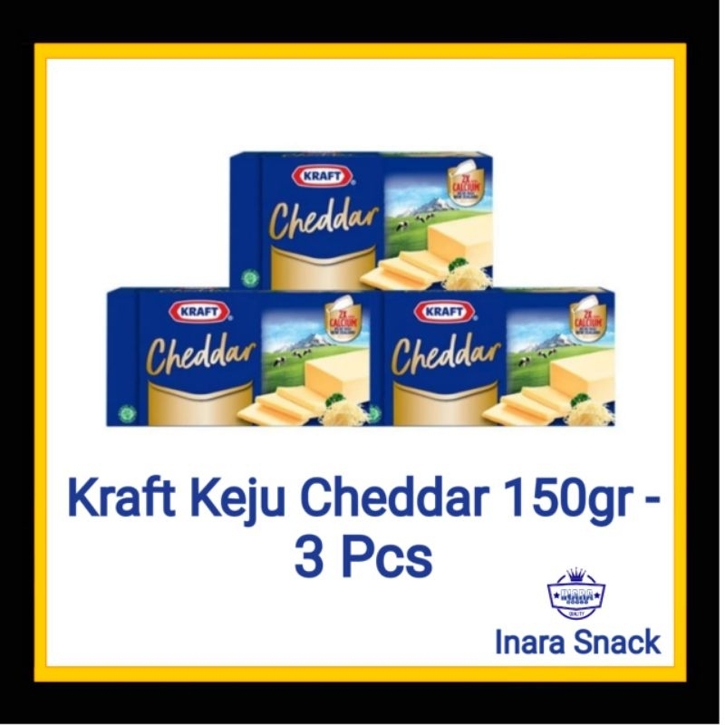 Jual Kraft Keju Cheddar 150gr Triple Pack Shopee Indonesia