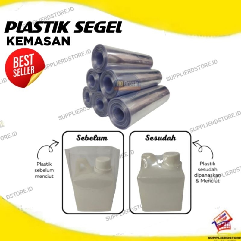 Jual Plastik Shrink Plastic Segel Sambal Toples Botol Minuman