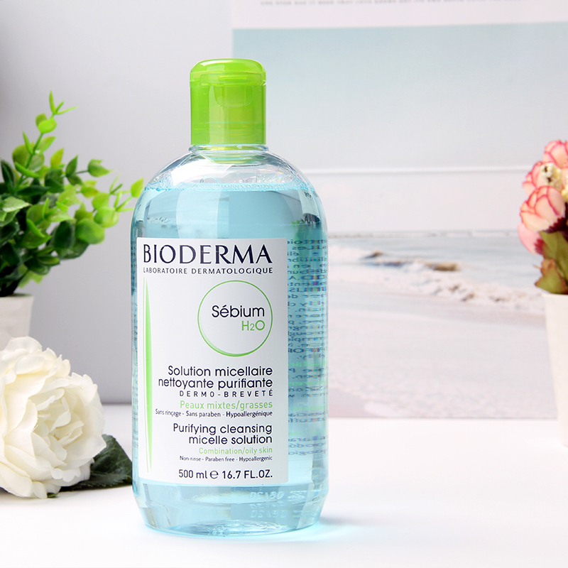 Jual Bioderma 500ml Sensibio Sebium H2O Micellar Wate With Pump