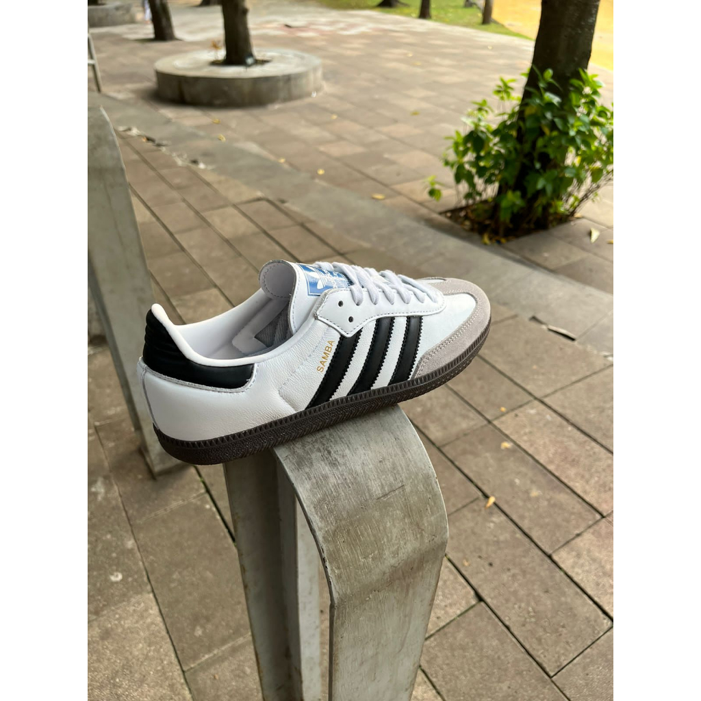 Jual Adidas Samba OG White Gum Core Black Clear Granite Shopee Indonesia