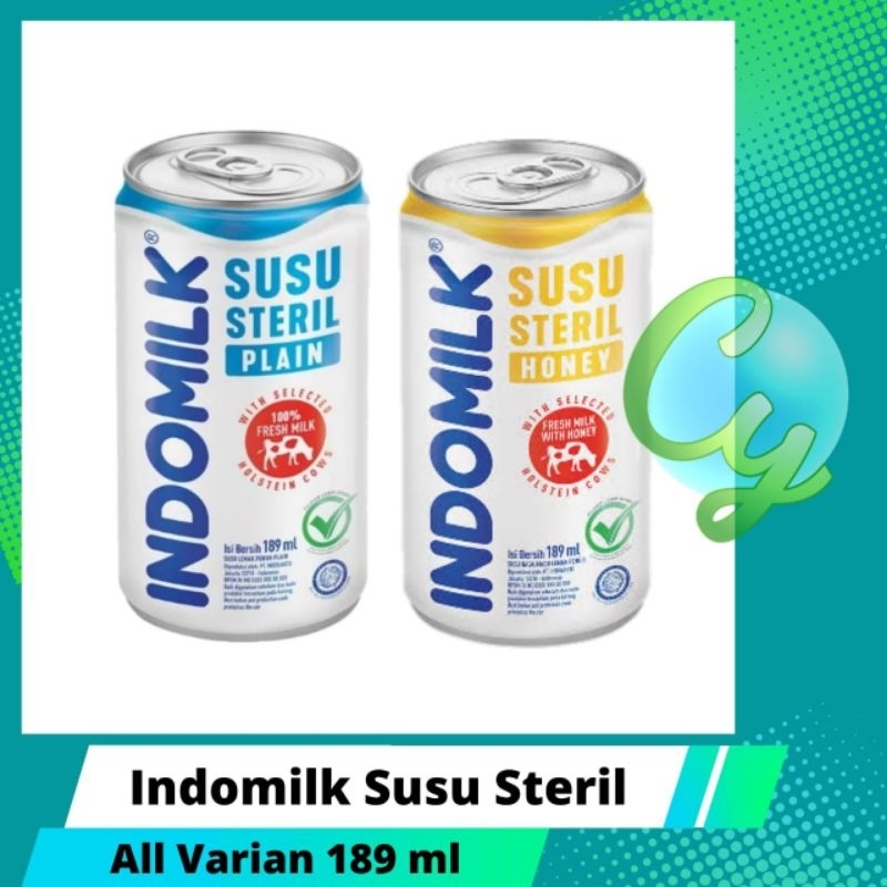 Jual Indomilk Susu Steril Kaleng 189ml Shopee Indonesia