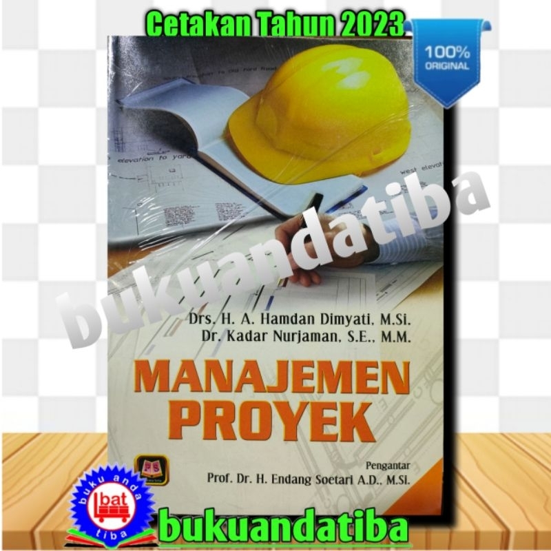 Jual Buku Manajemen Proyek Drs H A Hamdan Dimyati Msi Shopee Indonesia