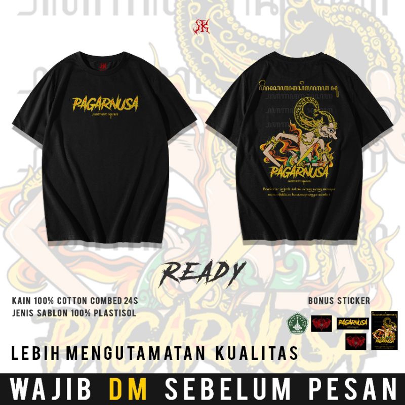 Jual KAOS PAGAR NUSA KEREN TEMA WAYANG Shopee Indonesia