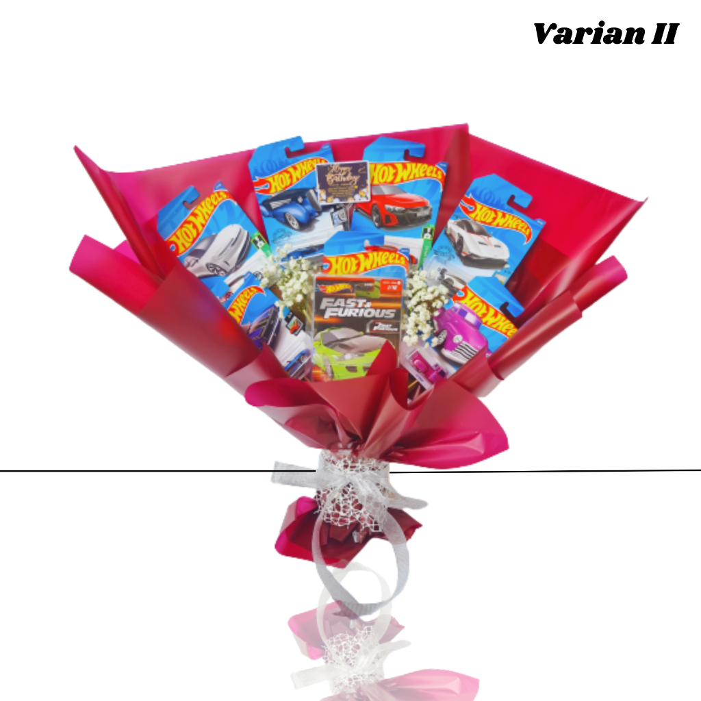 Jual Bouquet Bunga Hot Wheels Buket Bucket Hadiah Ulang Tahun Hadiah