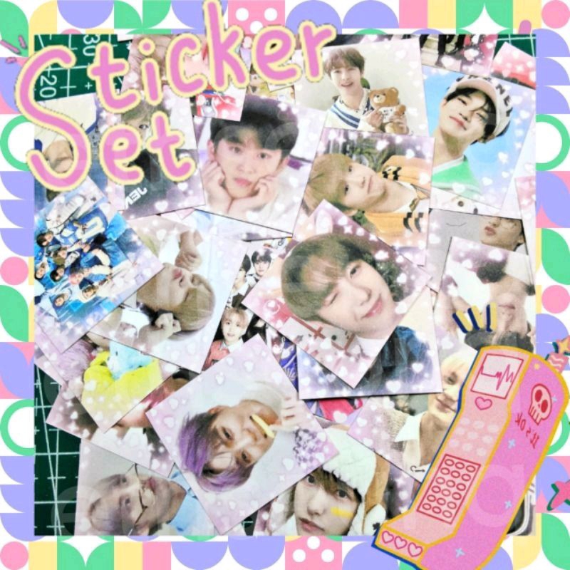 Jual Pcs Sticker Set Deco Sellkor Boy Group Nct Dream Enhypen