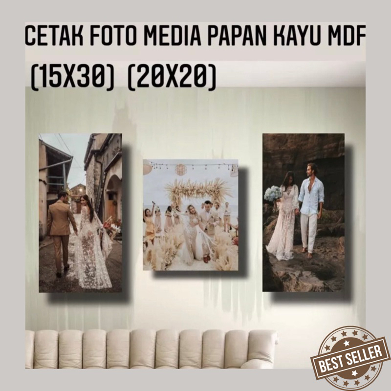 Jual Cetak Foto Media Papan Kayu Mdf Shopee Indonesia