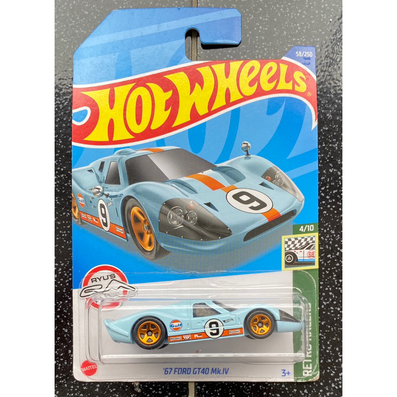 Jual Hot Wheels 67 Ford GT40 Mk IV Gulf Biru Shopee Indonesia