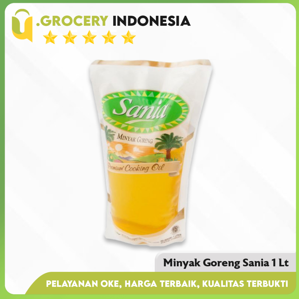 Jual Sania Minyak Goreng Premium Cooking Oil Pouch 1 L Shopee Indonesia