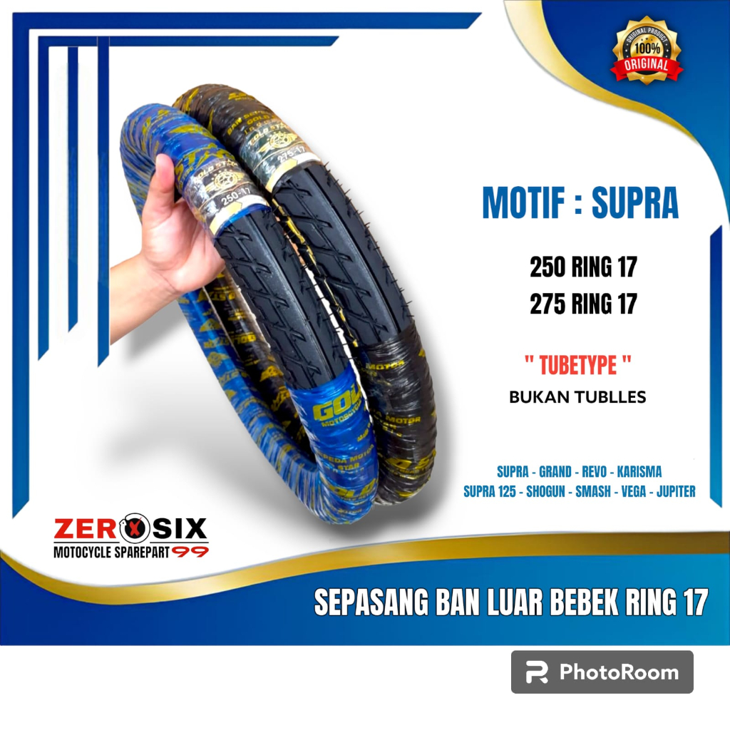 Jual Sepasang 1 Set Ban Luar Motor Bebek 250 275 Atau 70 90 80