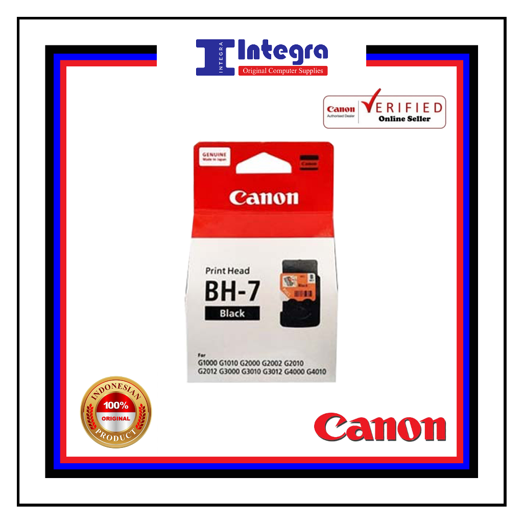 Jual Canon Printhead Print Head BH7 BH 7 Black G1010 G2010 G3010