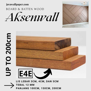 Jual JAVA MOULDING Aksen Wall Batten Lis PADO Kayu WallMoulding Dinding