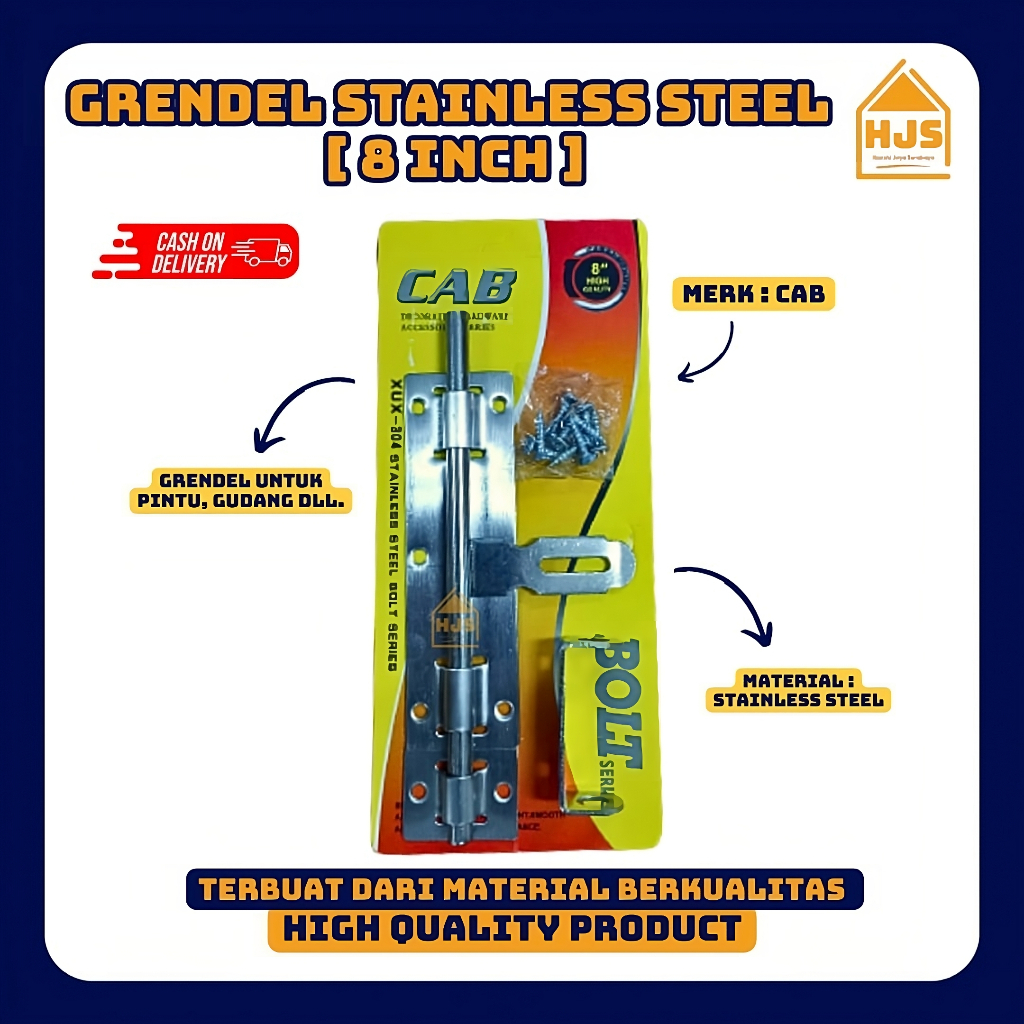 Jual Grendel Overval Cab Inch Tebal Gerendel Stainless Overpal