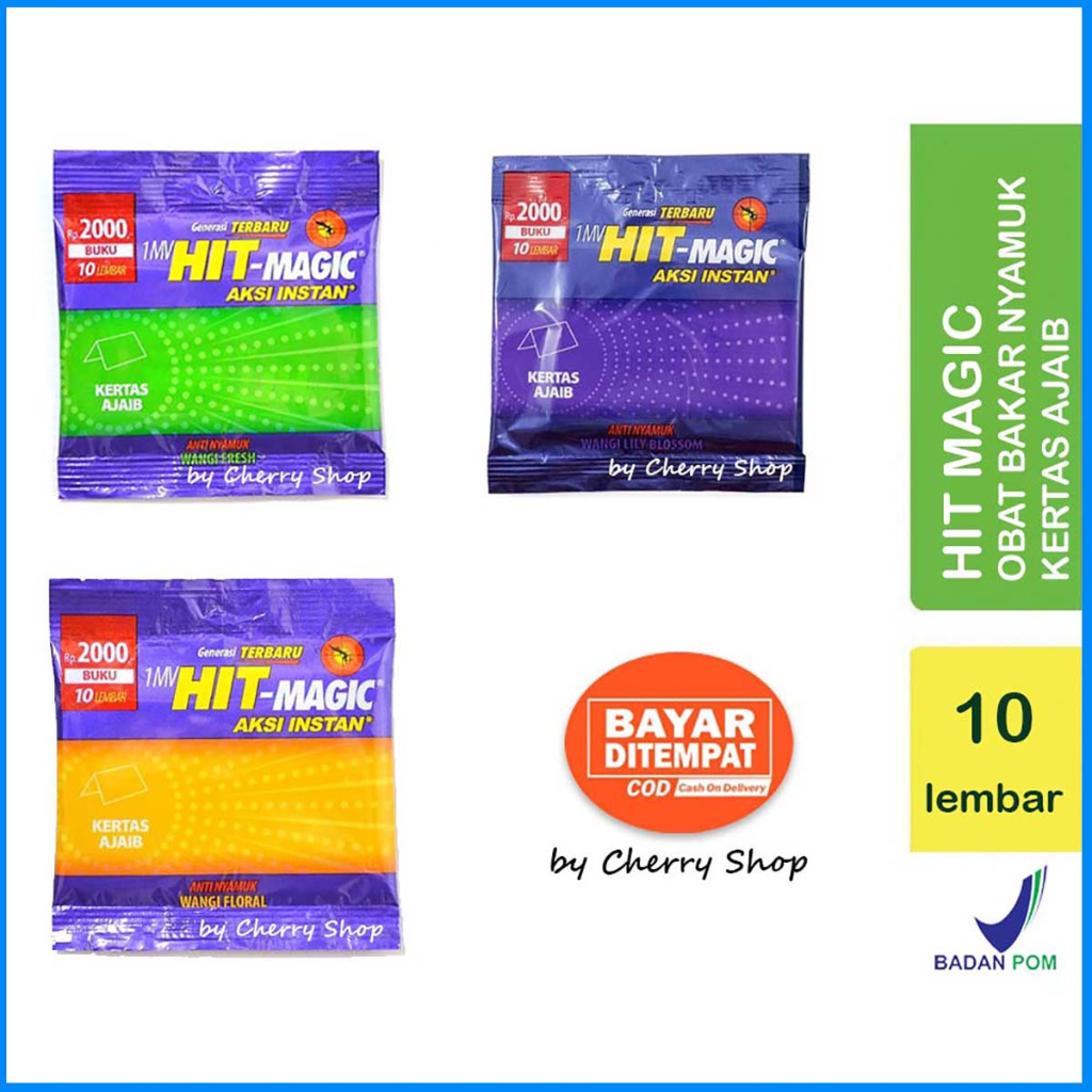 Jual ASAP SEDIKIT 10 LEMBAR Hit Obat Nyamuk Bakar Kertas Isi 10