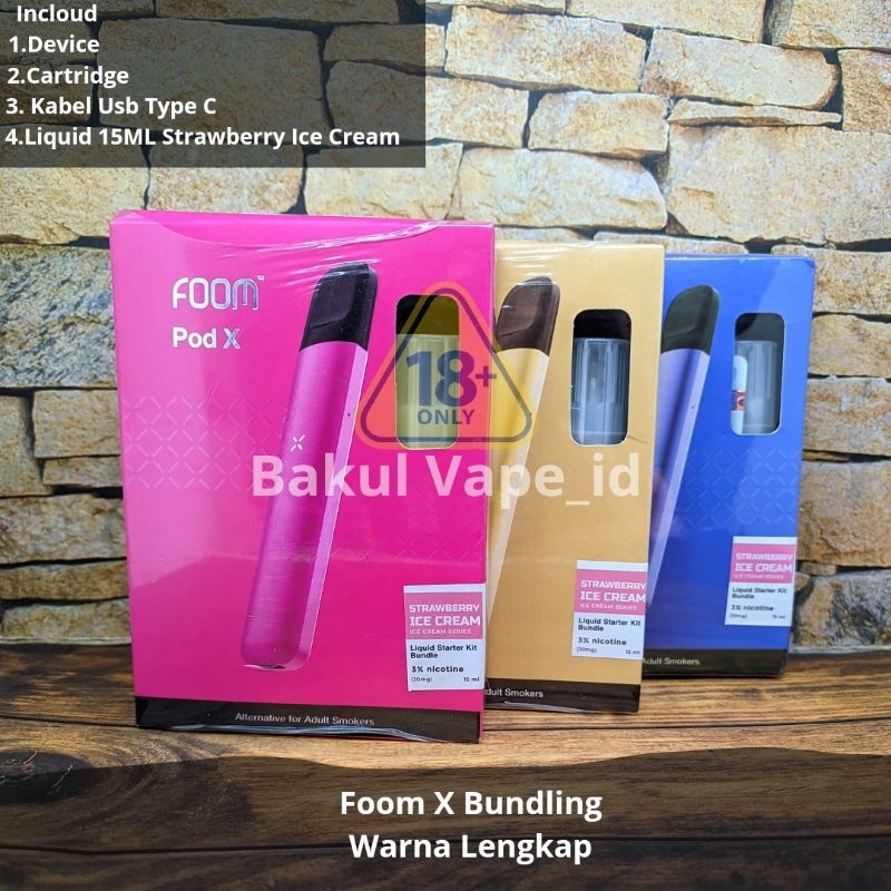 Jual Foom X Bundling Liquid Ml Original By Foom Lab Foom Pod Foom