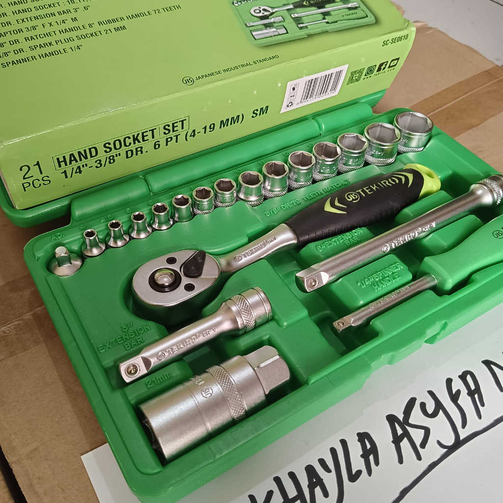 Jual Kunci Sok Set Tekiro Pcs Socket Wrench Tekiro