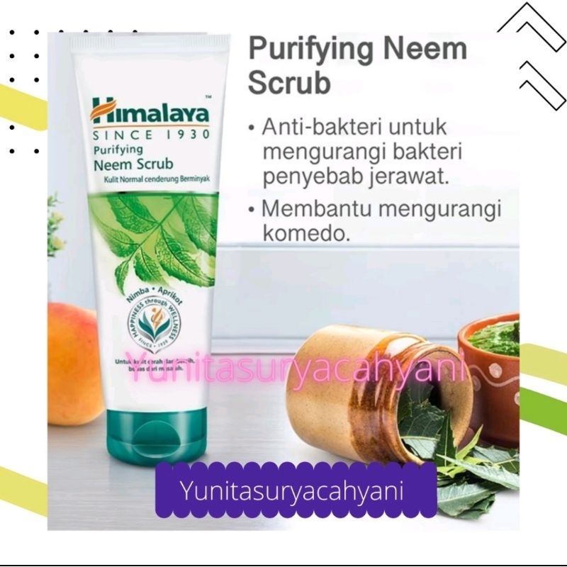 Jual Himalaya Herbals Purifying Neem Scrub 180 Ml Facial Scrub Wajah