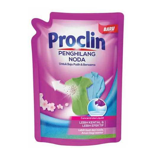 Jual Proclin Penghilang Noda Baju Putih Dan Berwarna Ml Shopee