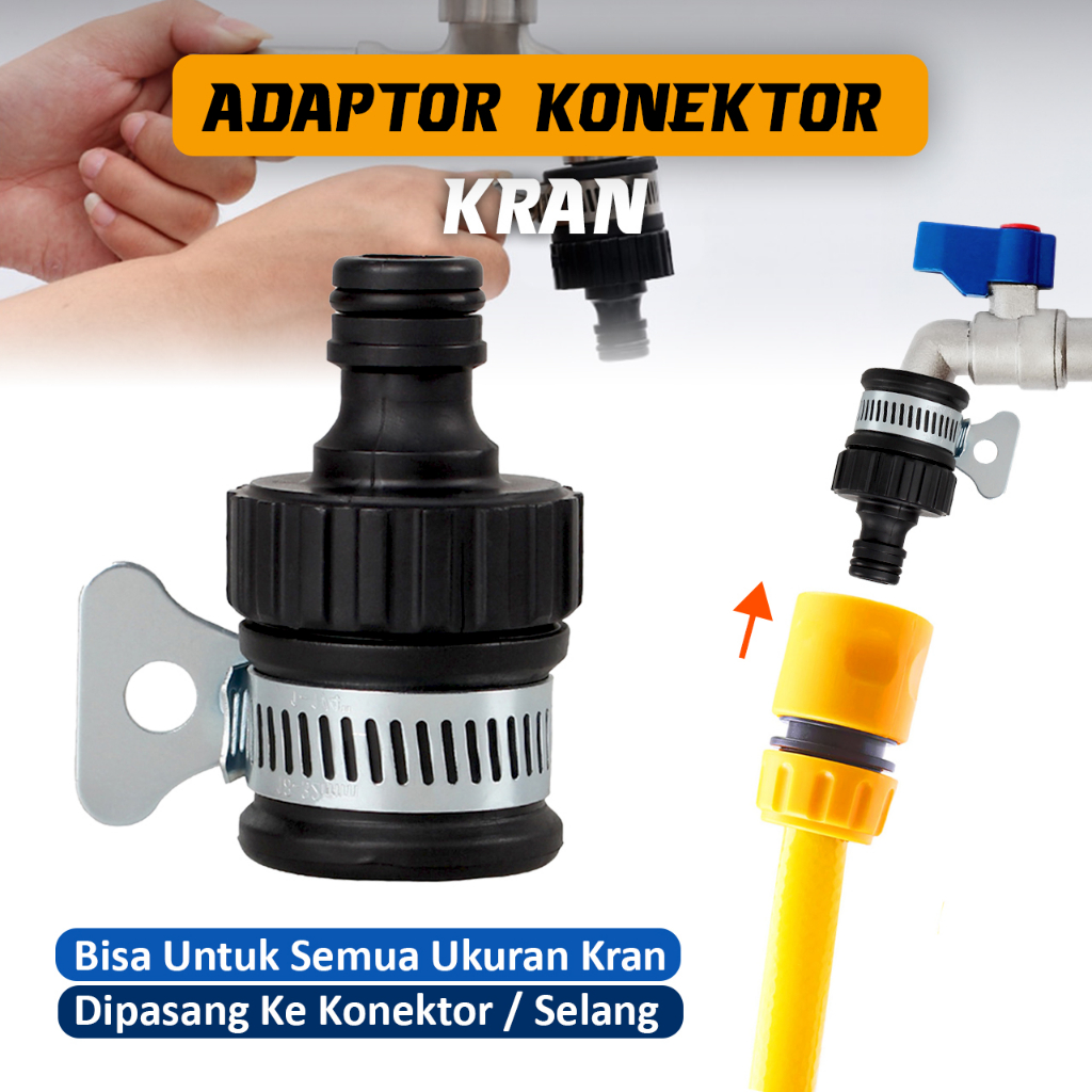 Jual Konektor Keran Universal Ke Quick Release Konektor Universal