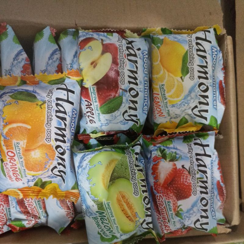 Jual HARMONY FRUITY SABUN BATANG 70GR Shopee Indonesia