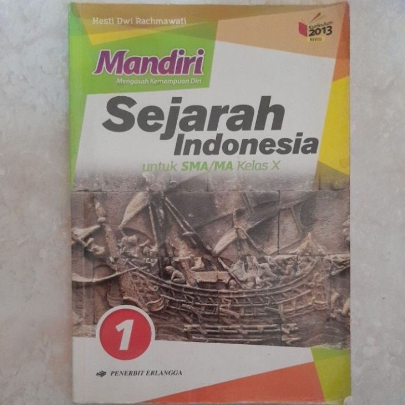 Jual Buku Mandiri Sejarah Indonesia Untuk Sma Ma Kelas Shopee