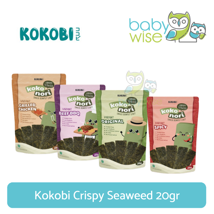 Jual Kokobi Crispy Seaweed 20gr Snack Rumput Laut Shopee Indonesia