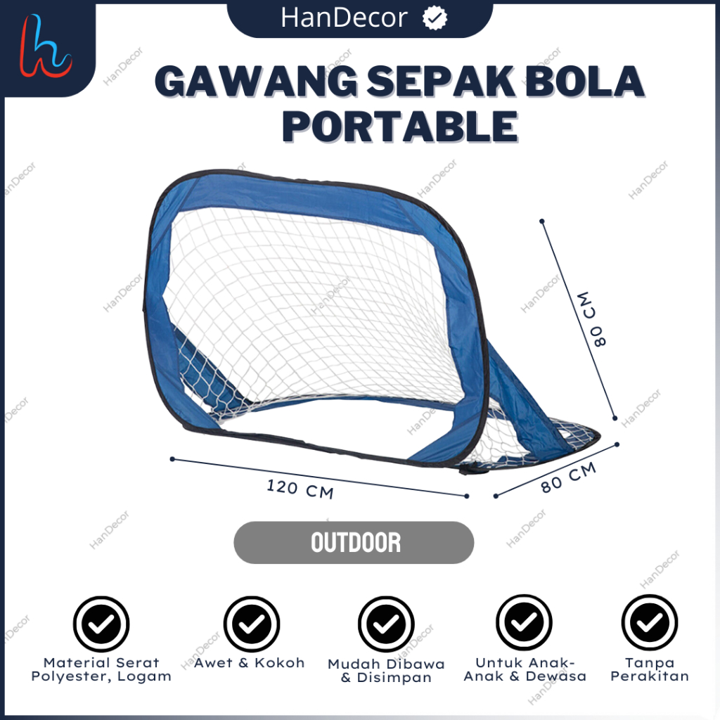 Jual Gawang Futsal Mini Portable Soocer Goal Football Gawang Sepak