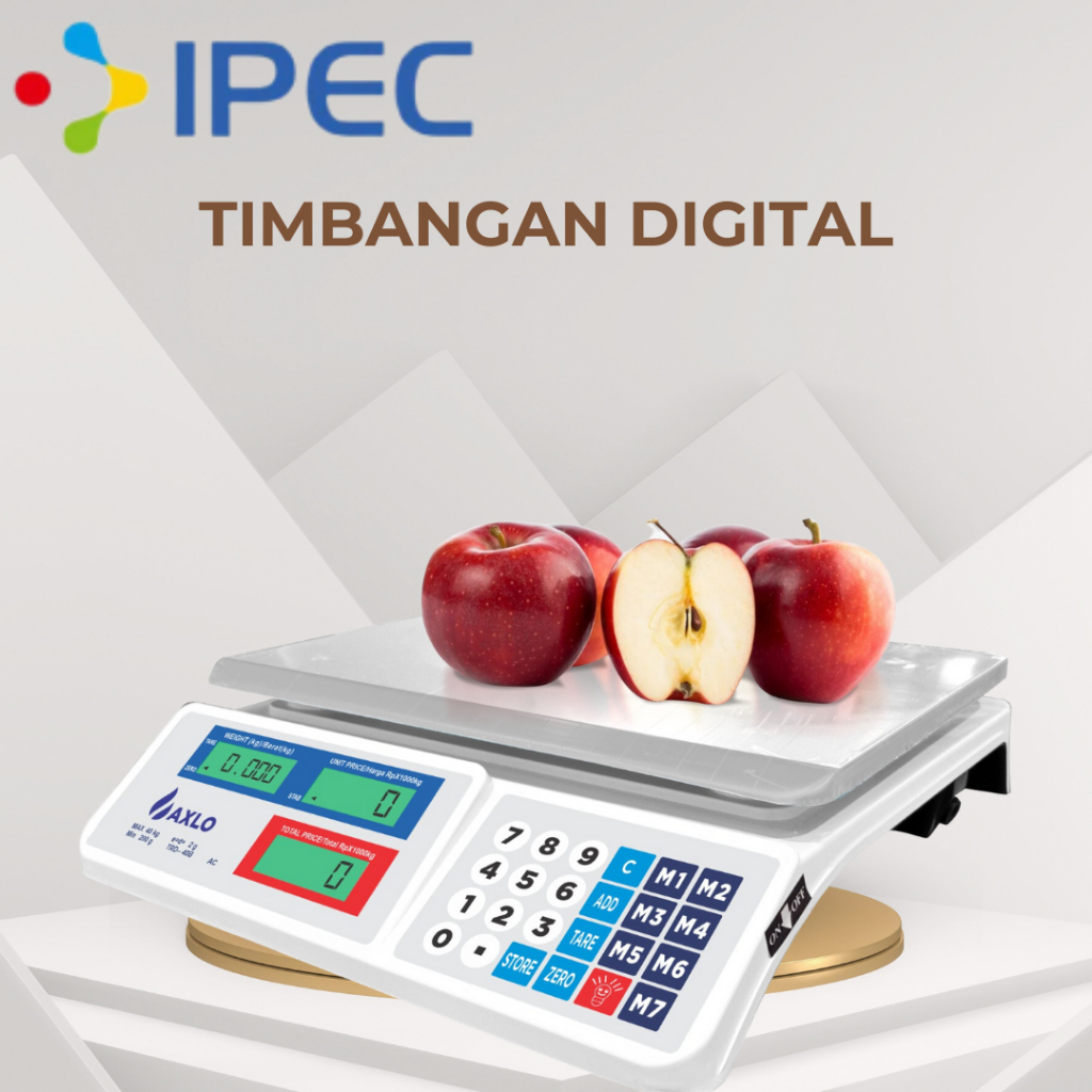 Jual Timbangan Buah Digital Double Display Timbangan Digital Timbangan