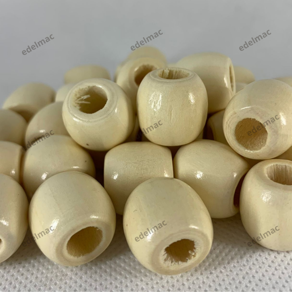 Jual Mote Manik Bulat Wooden Beads Kayu Cet Bening Shopee Indonesia