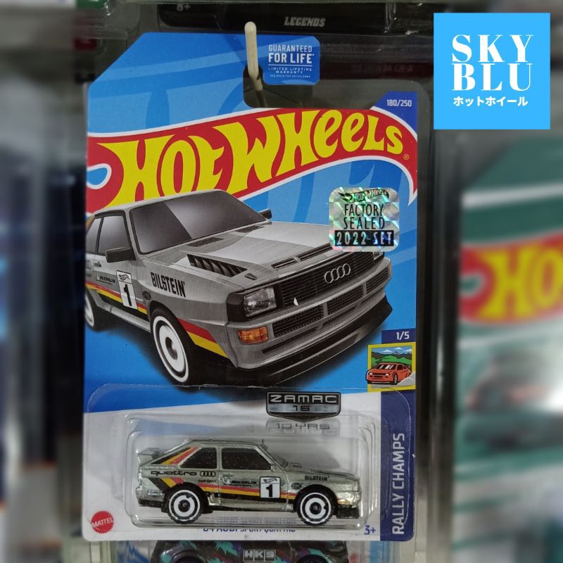 Jual Hot Wheels Audi Sport Quattro Zamac Rally Champs Series