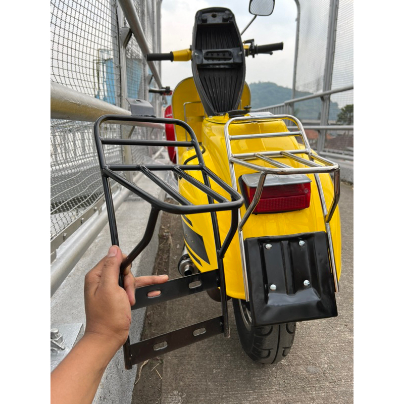 Jual Backrack Vespa Rak Belakang Vespa Pts Special Super Sprint Model