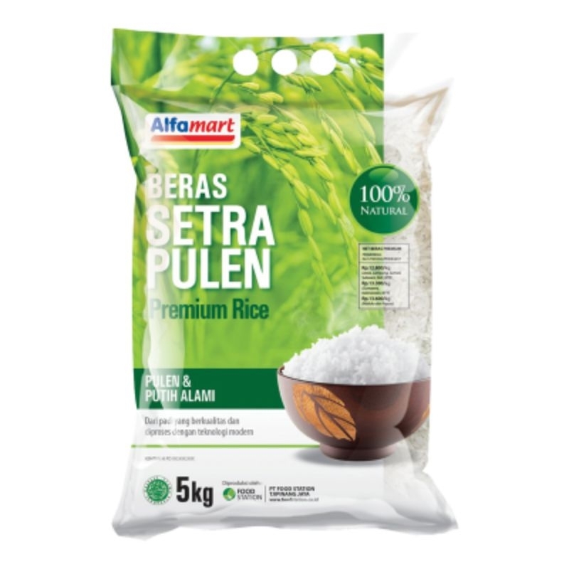 Jual Beras Alfamart 5 Kg Pulen Shopee Indonesia