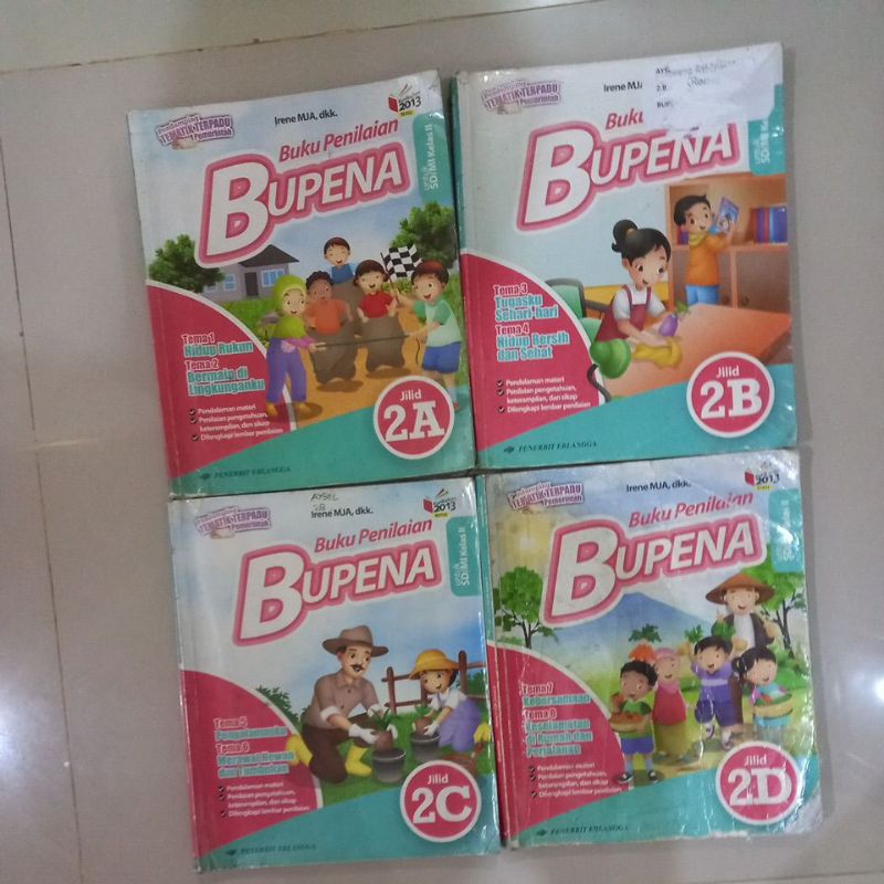 Jual Buku Bupena Kelas Sd A B C D Penerbit Erlangga Shopee Indonesia