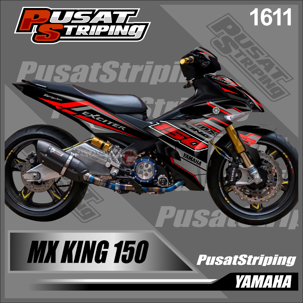 Jual Decal Costum Fullbody Motor Mx King Desain Racing Grafis