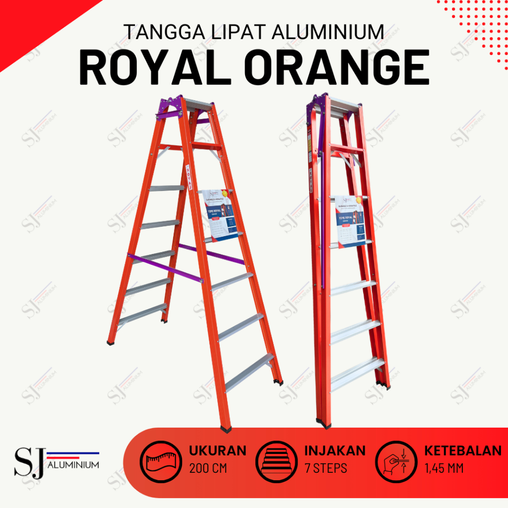 Jual Sjaluminium Tangga Aluminium Lipat Tangga Lipat Jumbo