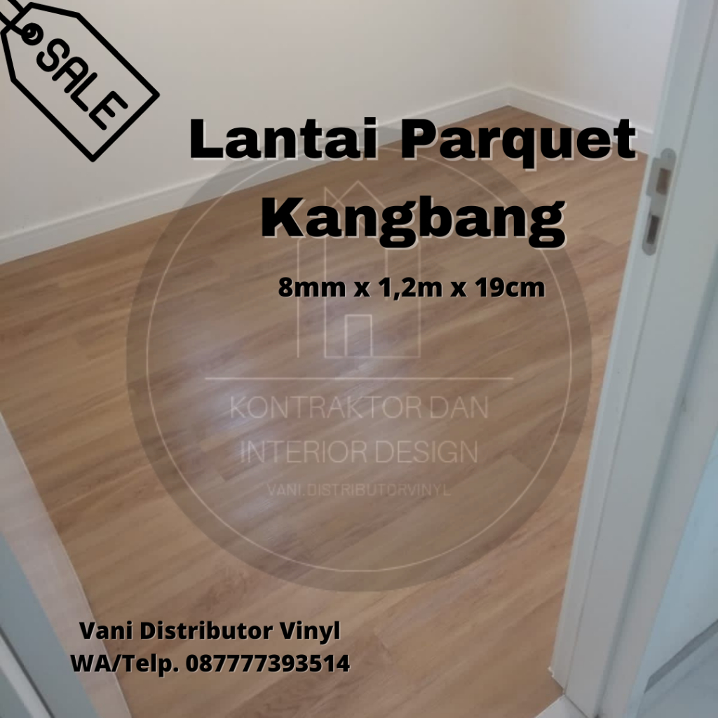 Jual Flooring Lantai Kayu Parquet Kangbang Tebal 8mm Shopee Indonesia