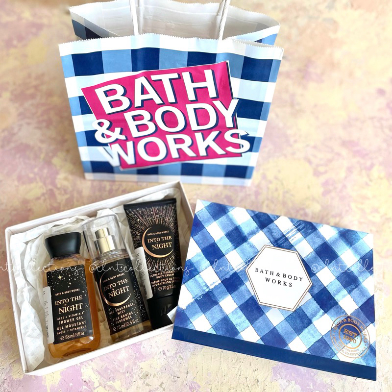 Jual Bbw Bath Body Works Plastic Set Box Set Items Travel Size