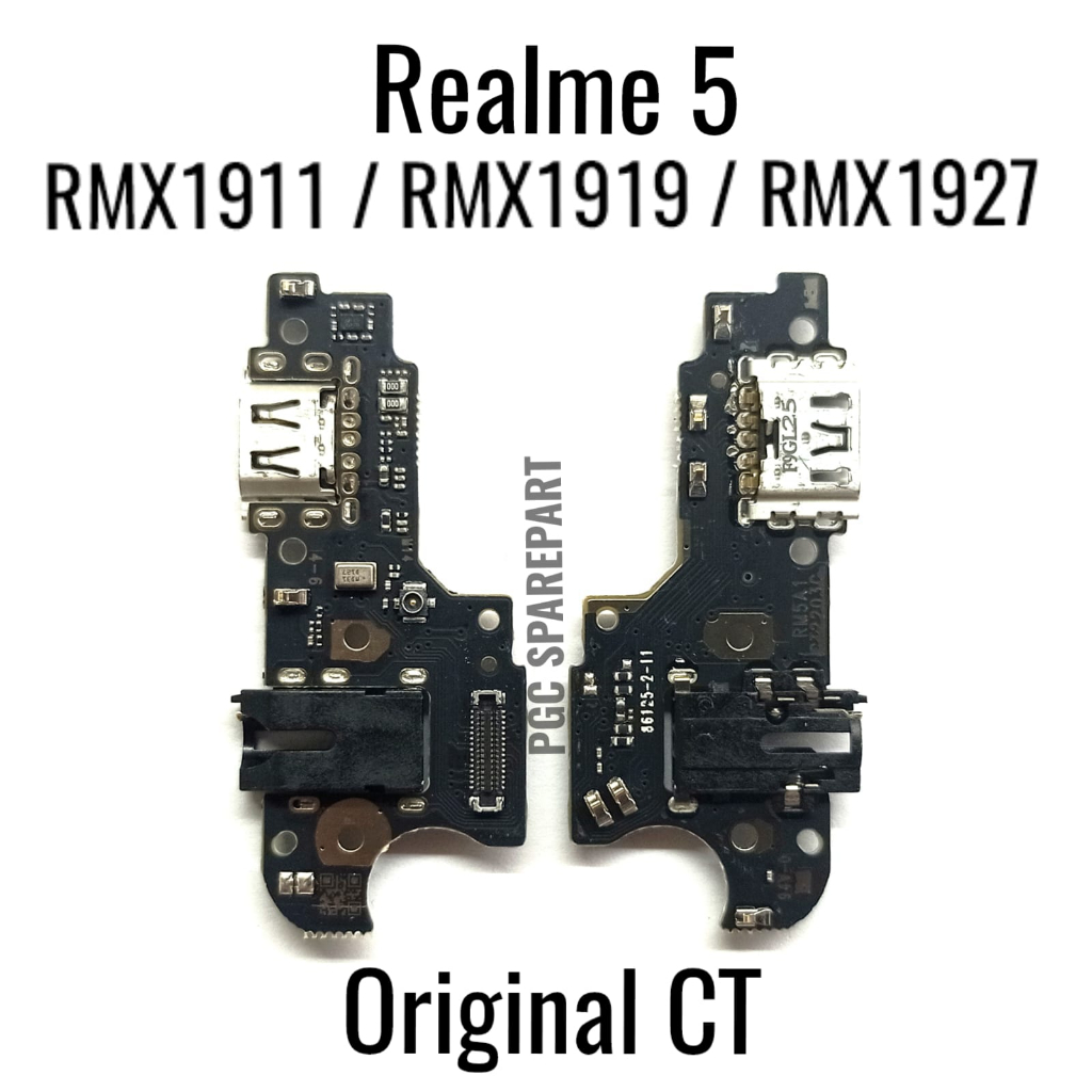 Jual Original CT Ada IC Papan PCB Charger Mic Handsfree Realme 5