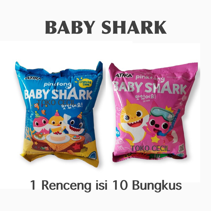 Jual Snack Berhadiah Viral Jaguar Baby Shark 1 Renceng Isi 10 Bungkus