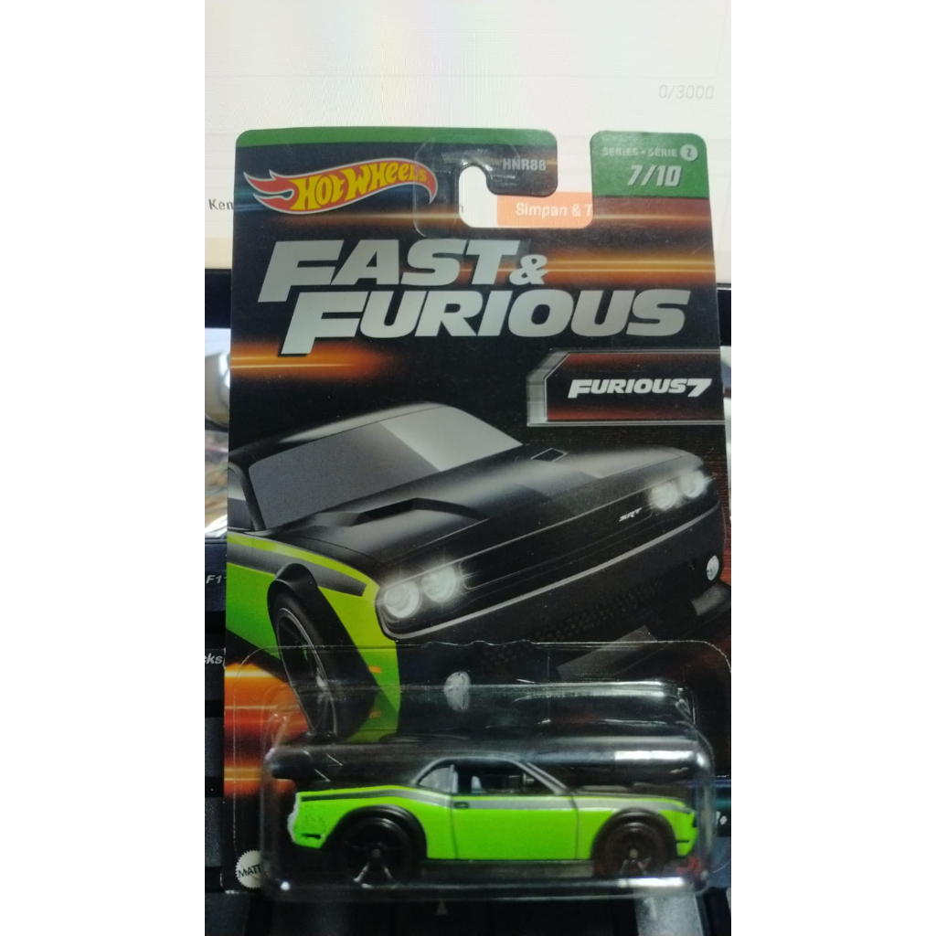 Jual Hot Wheels Dodge Challenger Drift Car Fnf Fast And Furious Series