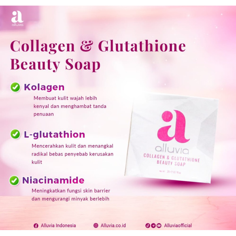 Jual Collagen Soap Alluvia 100 Original Member Resmi Sabun Mandi