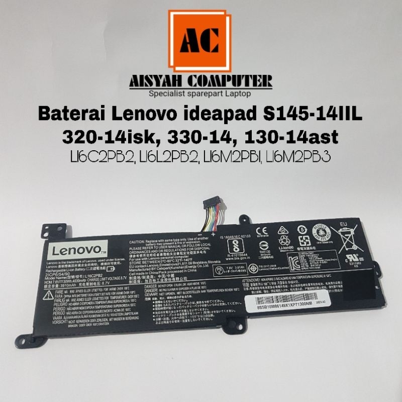 Jual Baterai Lenovo Ideapad S145 14Ast S145 14IIL S145 IWL S145 IGM