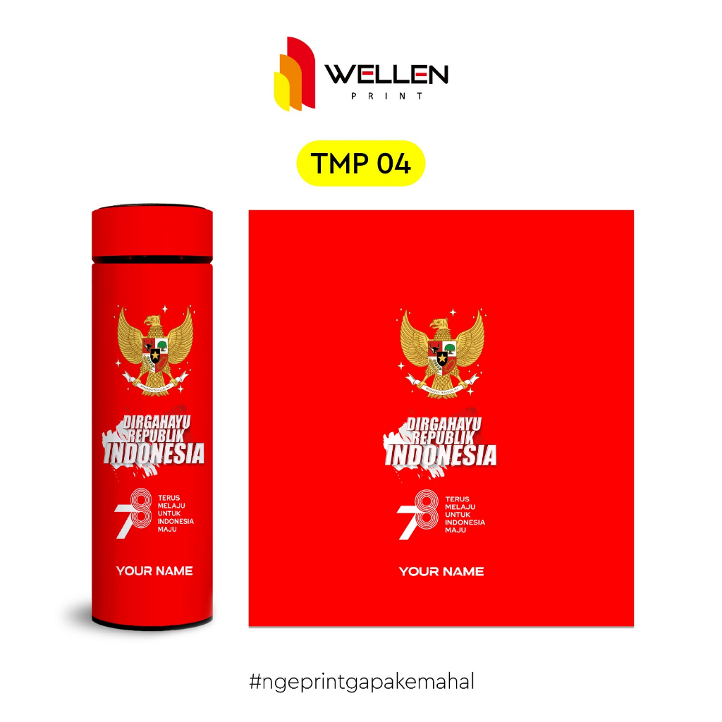 Jual Wellen Print Cetak Tumbler Sakura Merah Putih Print Uv Custom