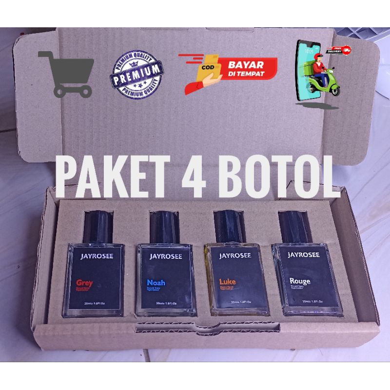 Jual Paket Parfum 1 Box Isi 4 Botol Bisa Untuk Kado Pasangan Kado Ulang