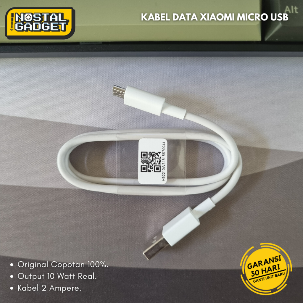 Jual Kabel Data Xiaomi Redmi 12C A1 A2 Micro USB Original Copotan