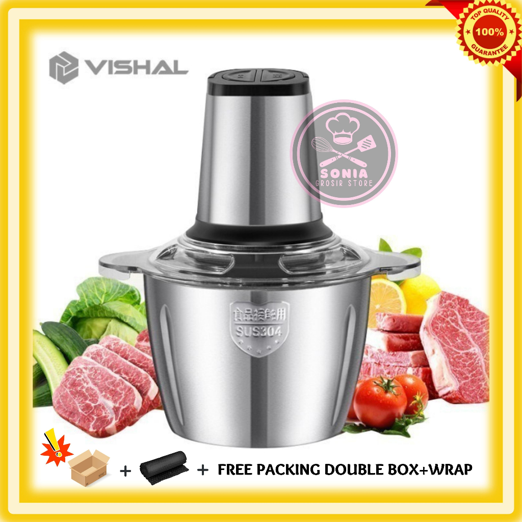 Jual Chopper Blender Elektrik Vishal VS 1822 Jumbo MIxer Otomatis