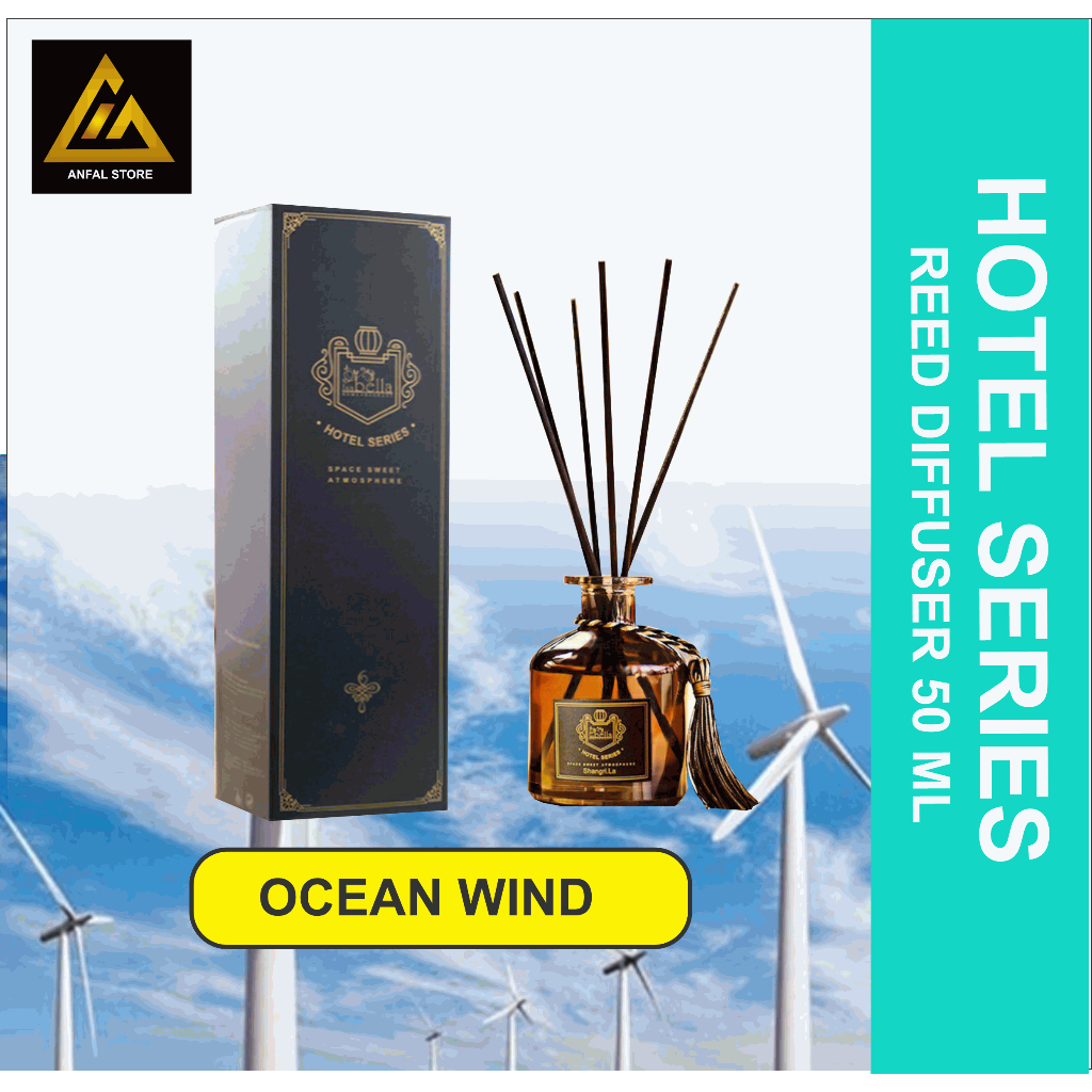 Jual Pengharum Ruangan Reed Diffuser 50 Ml Hotel Series Ocean Wind